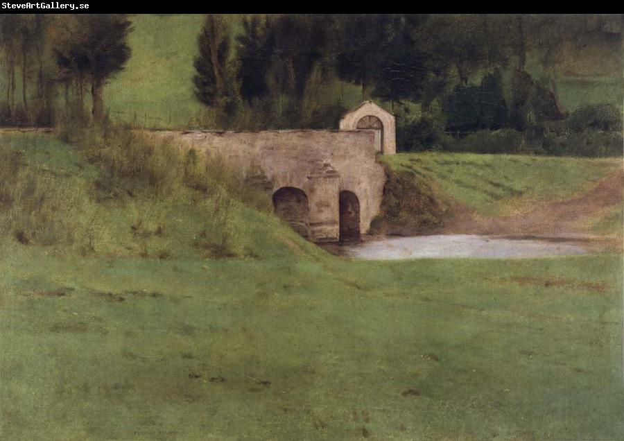 Fernand Khnopff The Bridge at Fosset